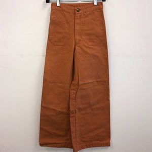 Lykke Wullf 100% Cotton Pants xs light orange**